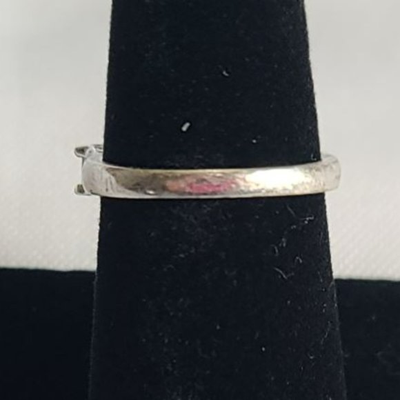 DIAMONIQUE  2 cttw Wedding/Anniversary Band Platinum Clad Sterling ASSCHER CUT - Picture 10 of 10